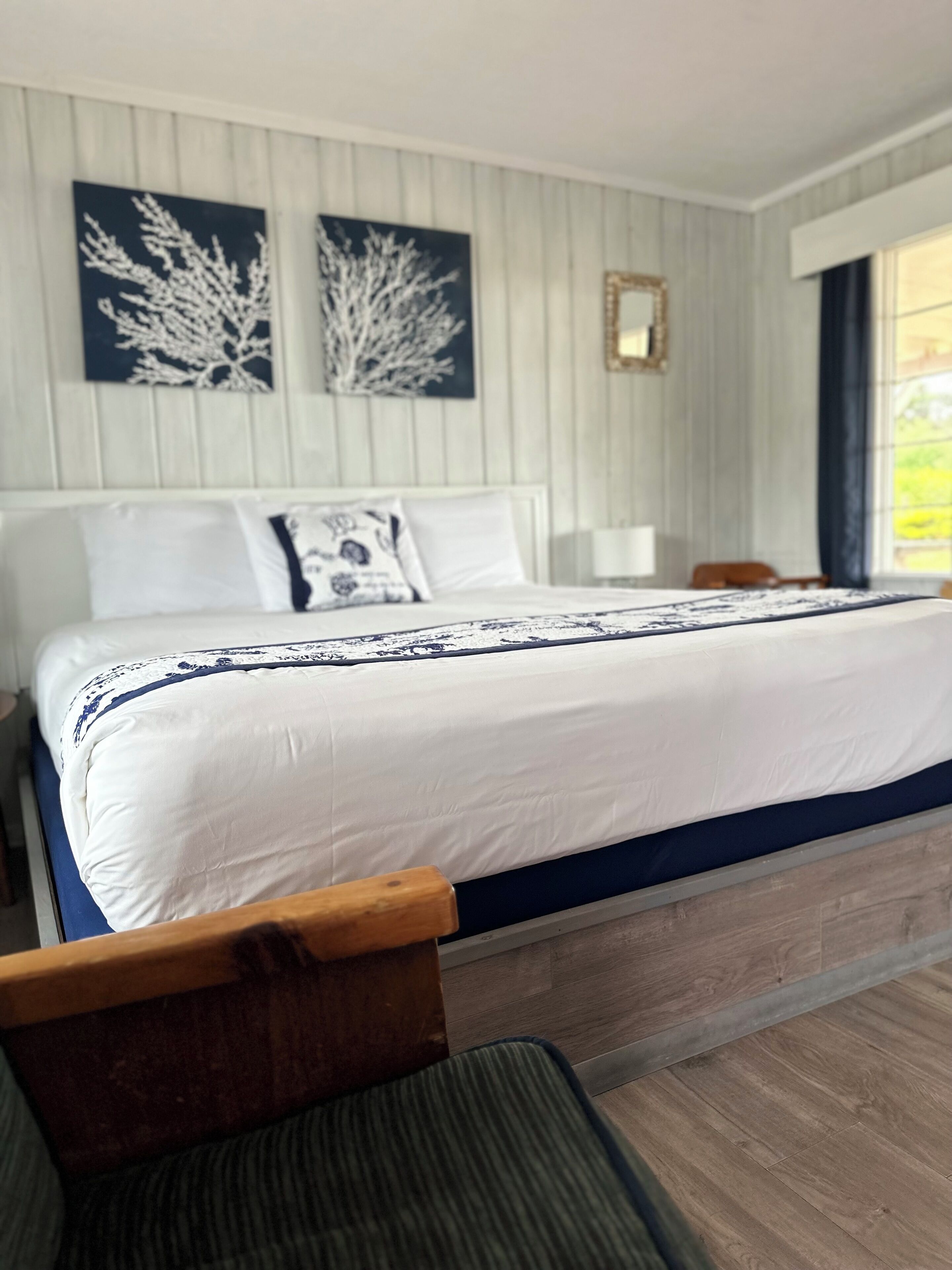 Habitación estándar, 1 cama de matrimonio grande, vistas al mar | Ropa de cama de alta calidad, wifi gratis, ropa de cama