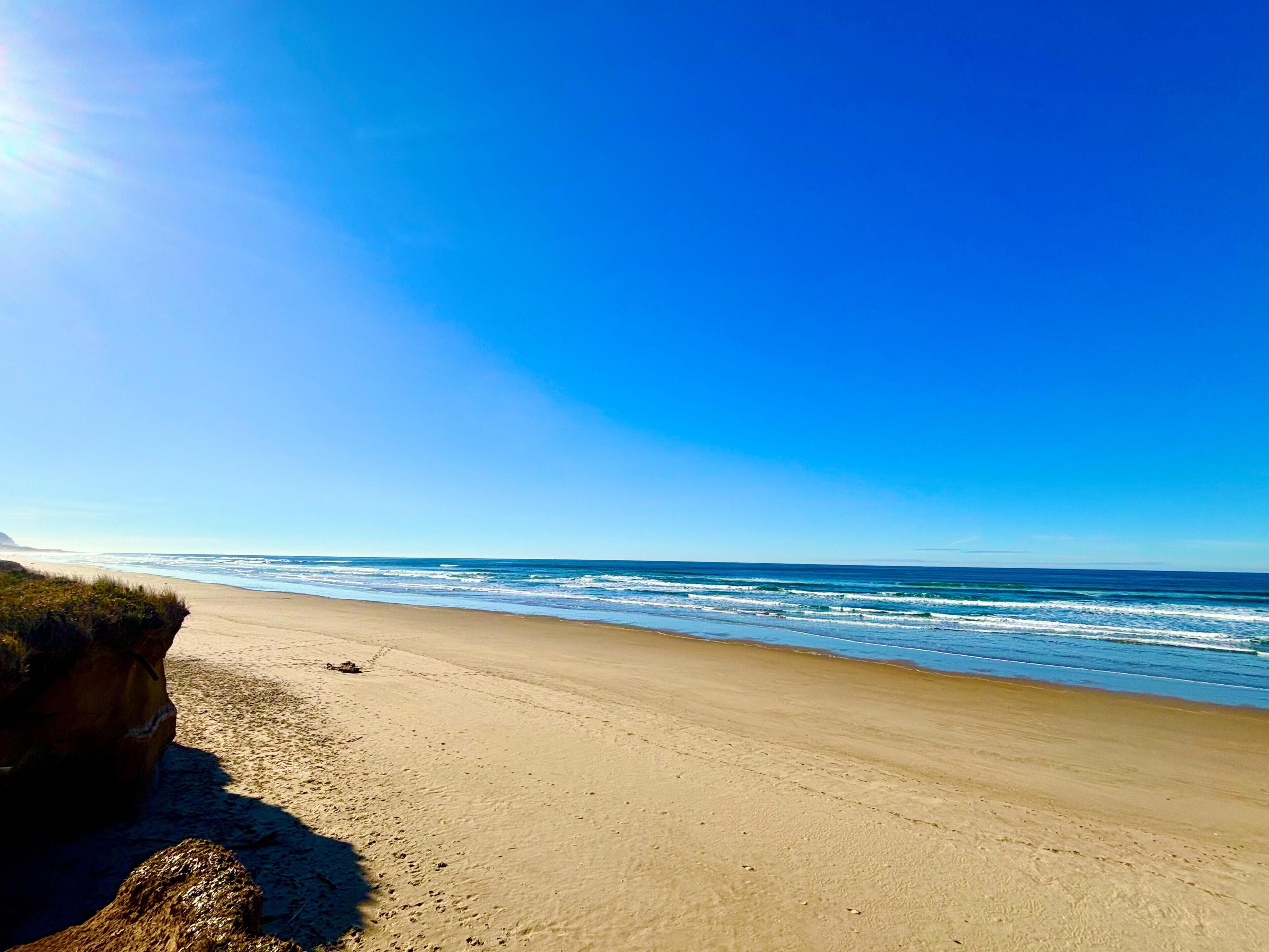 Uitzicht op strand/zee