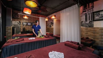 Body treatments, hot stone massages, deep-tissue massages