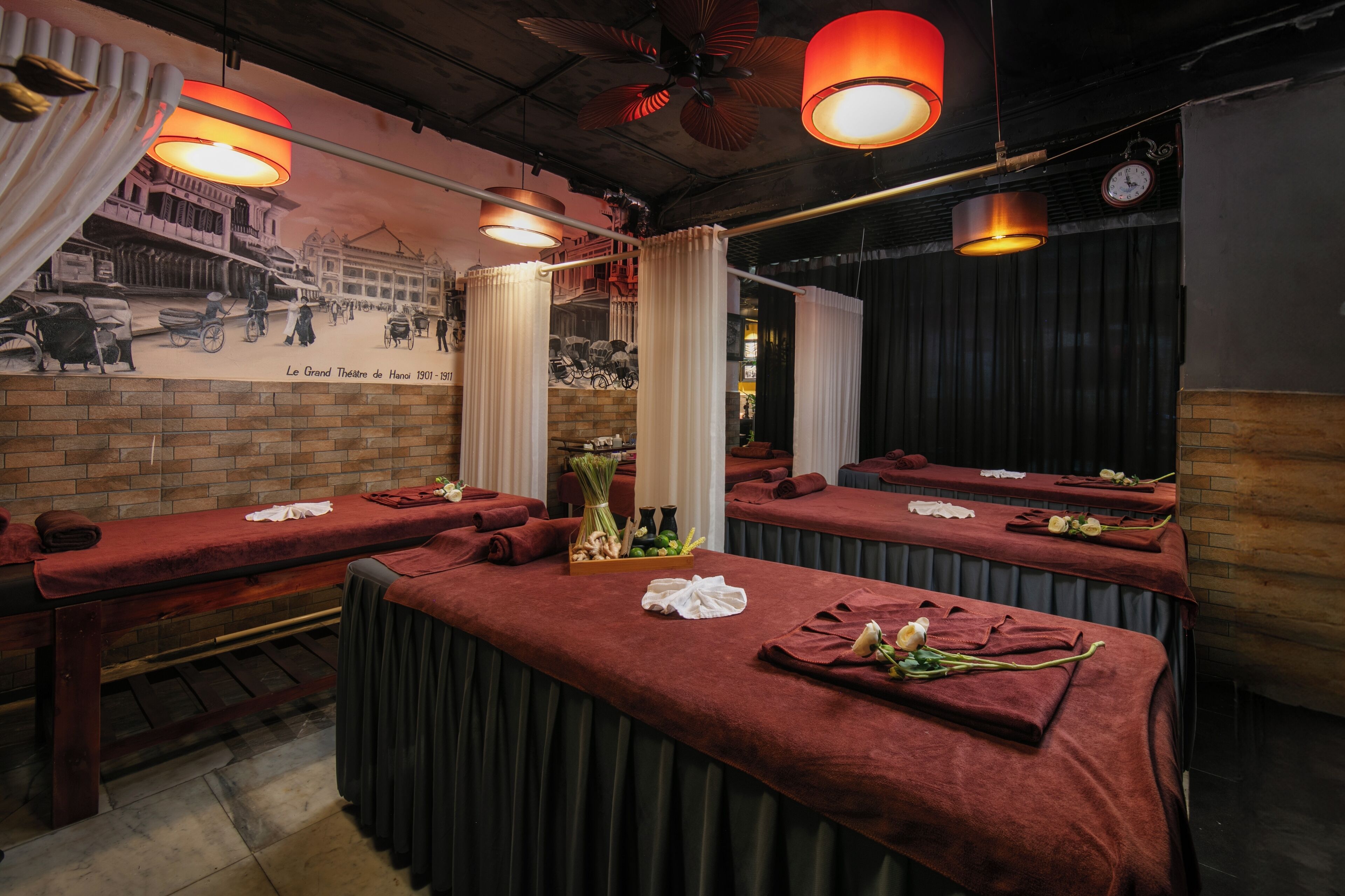 Body treatments, hot stone massages, deep-tissue massages