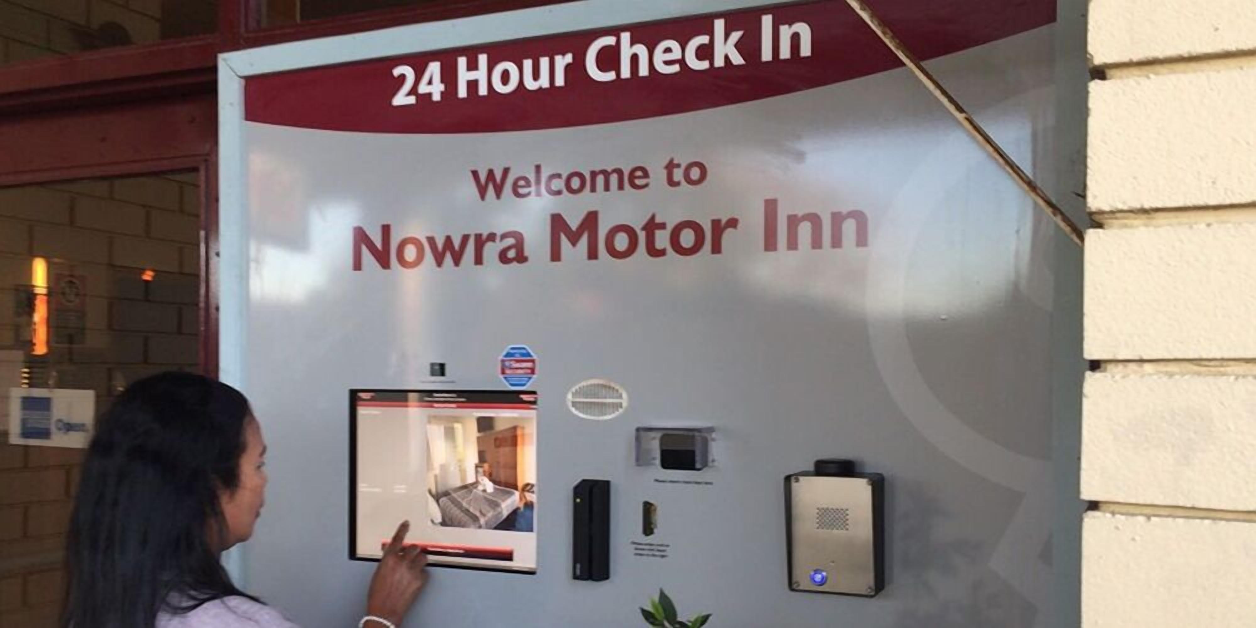 Señal de recepción disponible las 24 horas en Nowra Motor Inn.