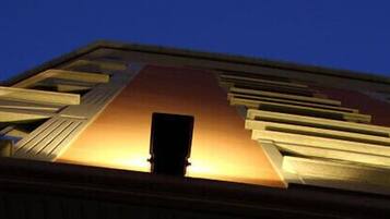 Front of property - evening/night