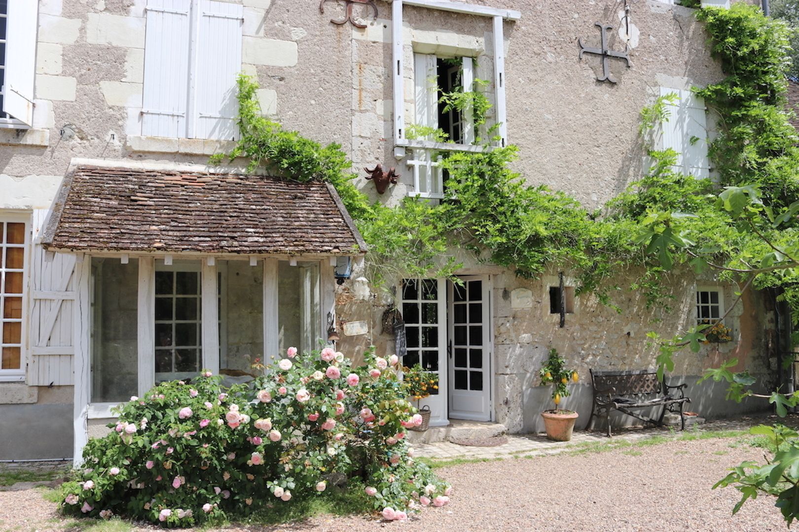 Entrada de la propiedad