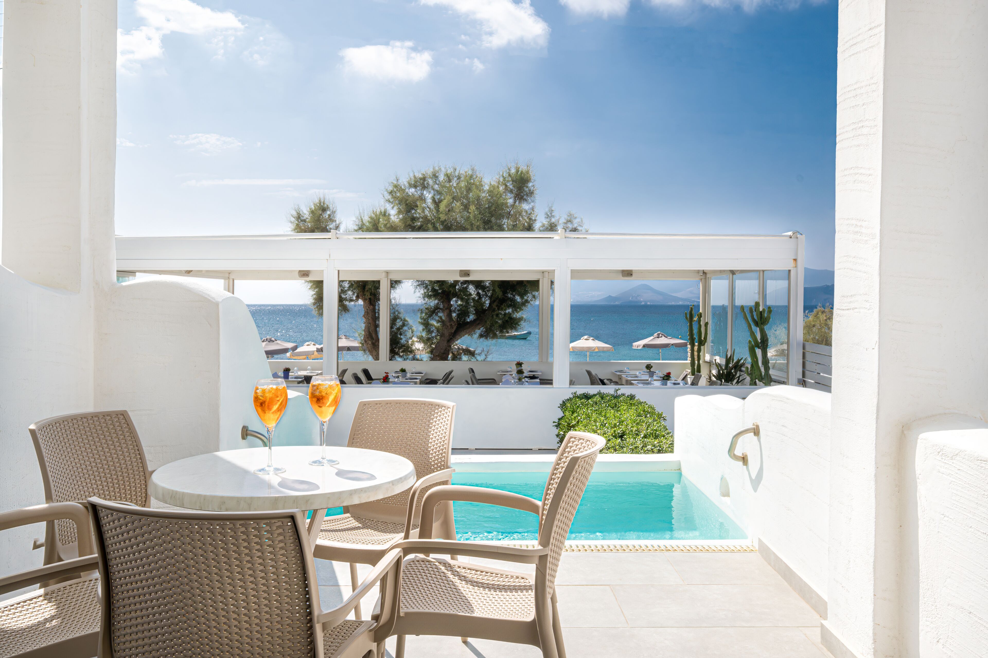 Elite Suite, Hot Tub, Sea View | Balcony view