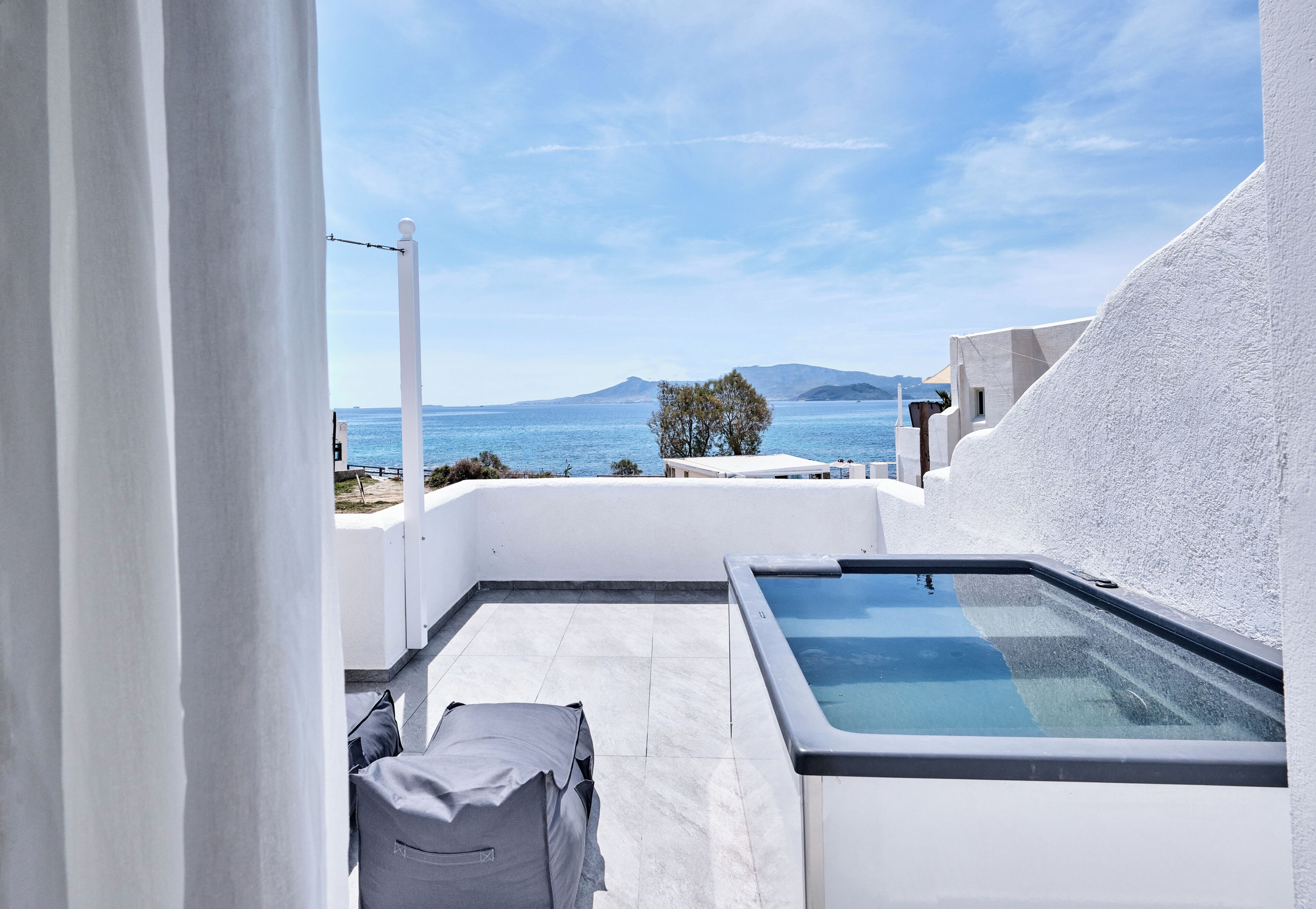 Junior Suite, Hot Tub, Sea View Annex Building | Terrace/patio