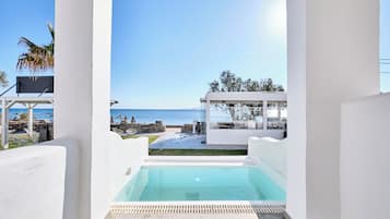 Suite Deluxe, idromassaggio, vista mare | Vista balcone