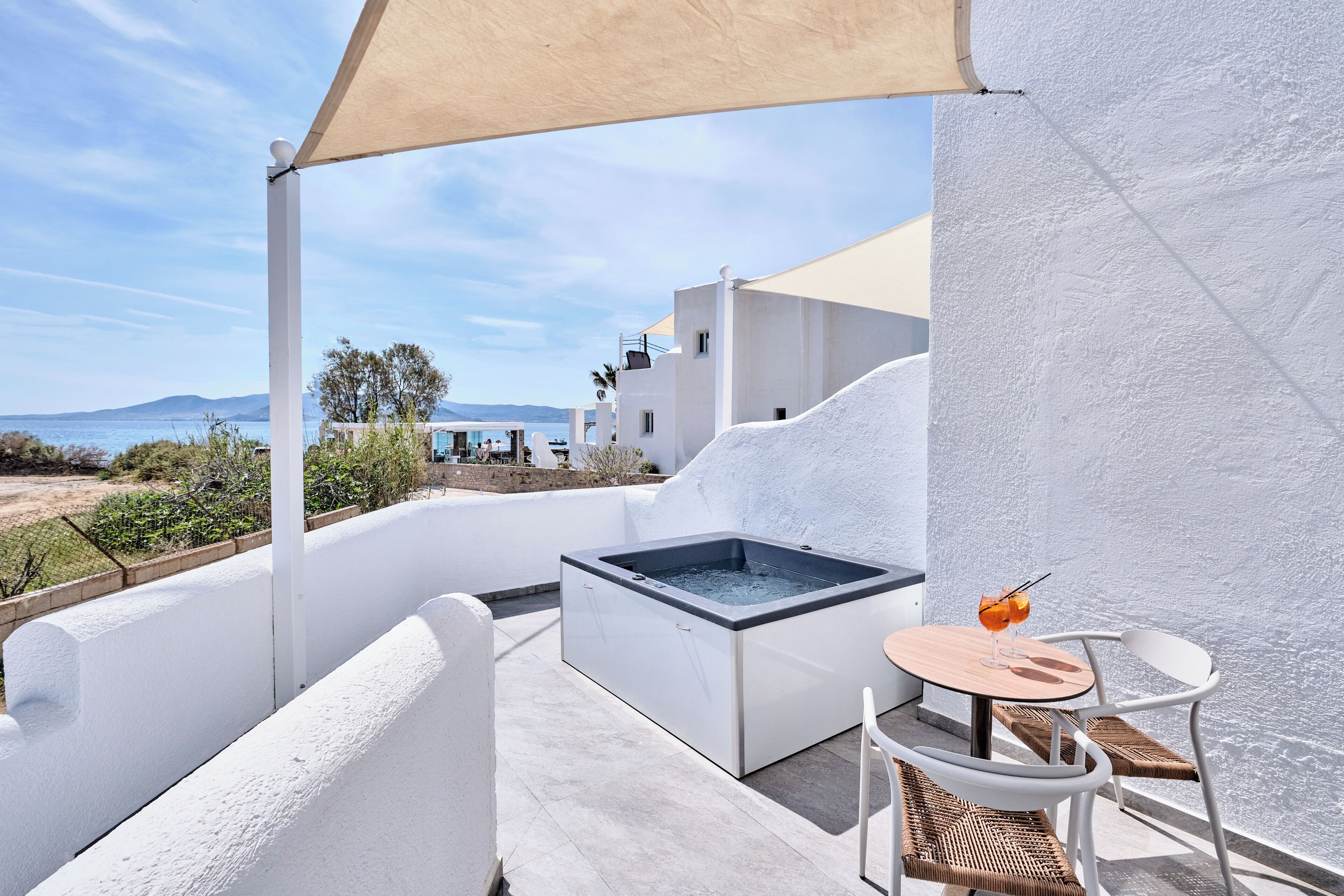 Deluxe Room, Hot Tub, Sea View Annex Building | Balcony view
