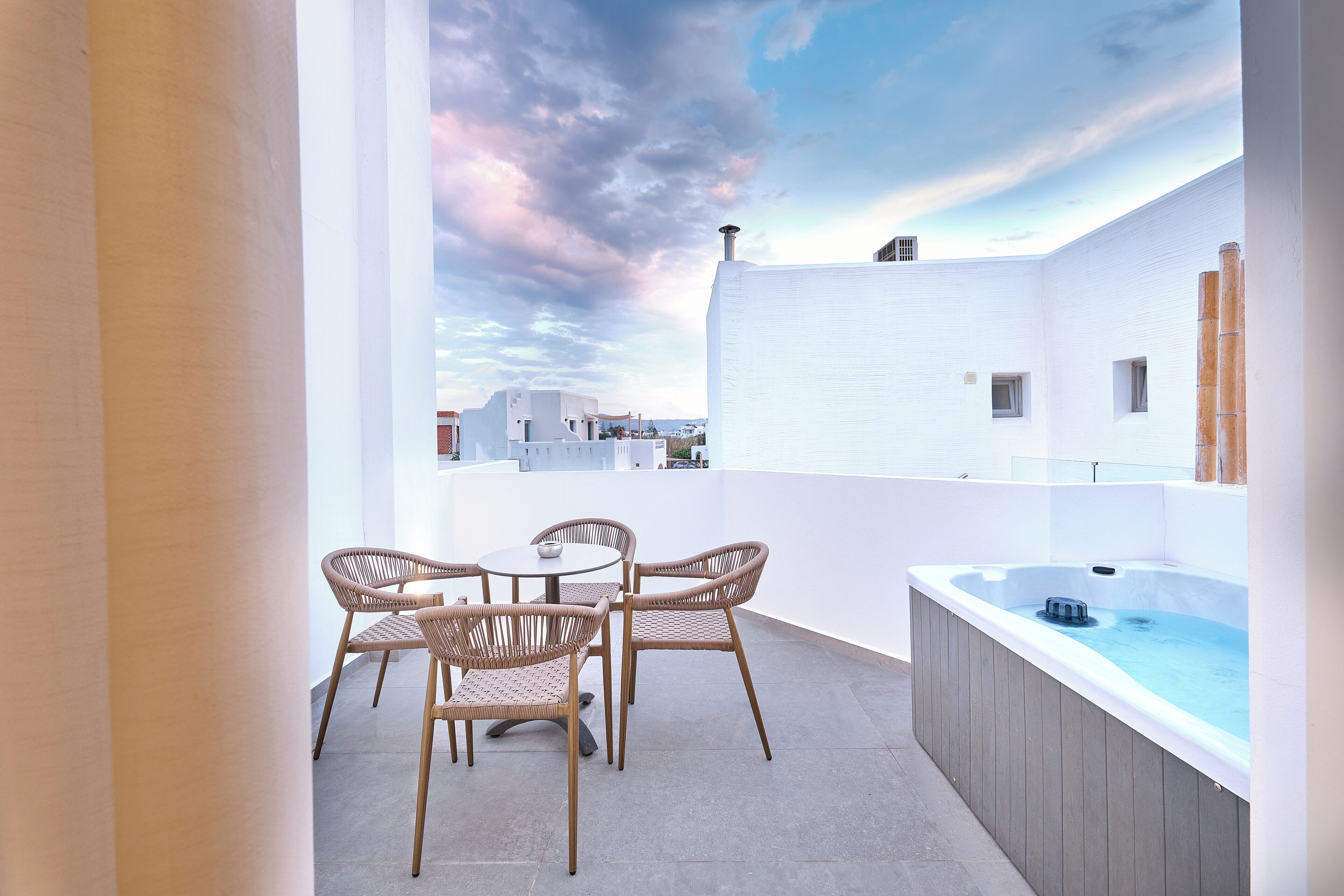 Deluxe Suite, Hot Tub, Poolside | Balcony