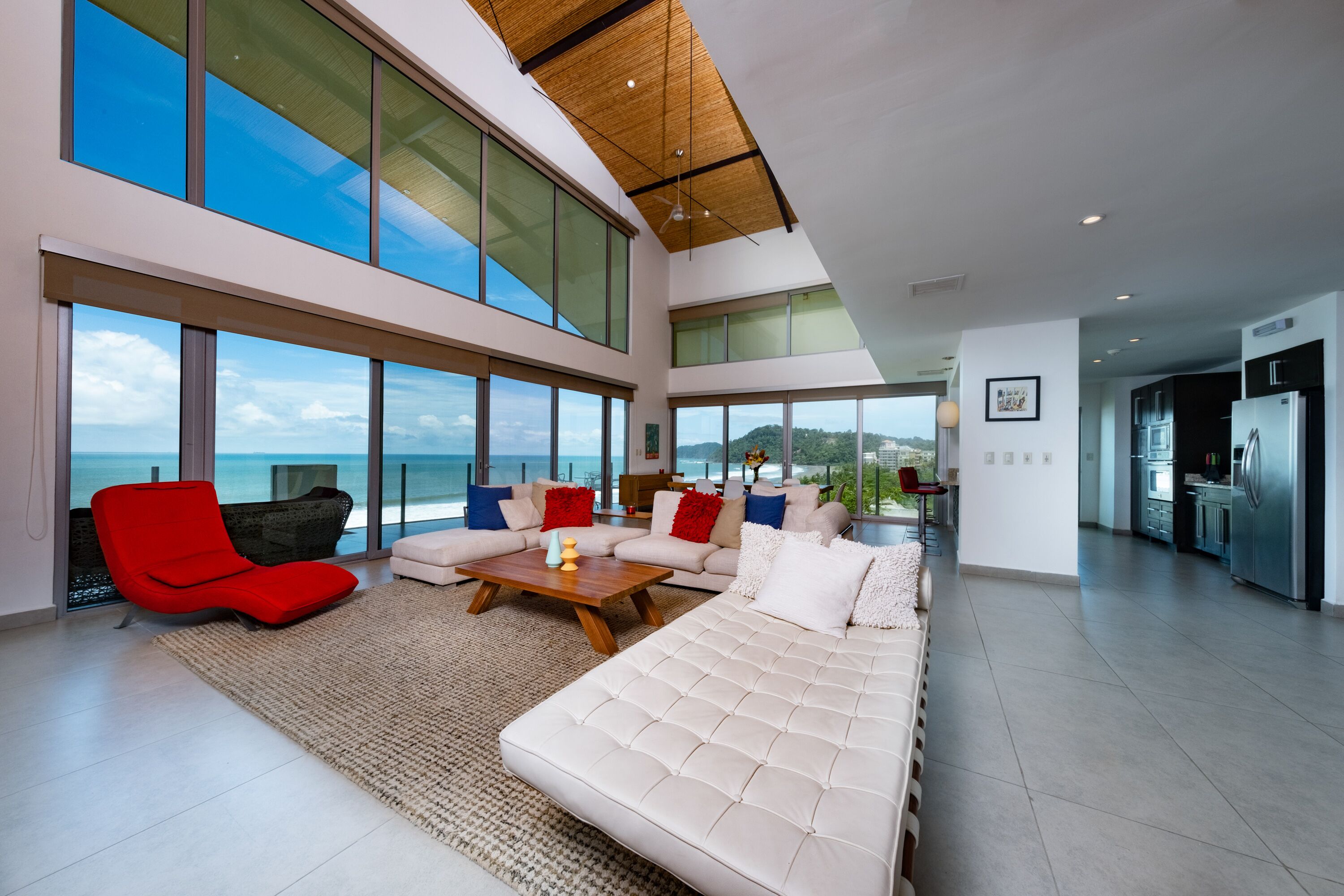 Penthouse, 4 Bedrooms (Diamante del Sol 801N) | Living area | Flat-screen TV, DVD player, iPod dock