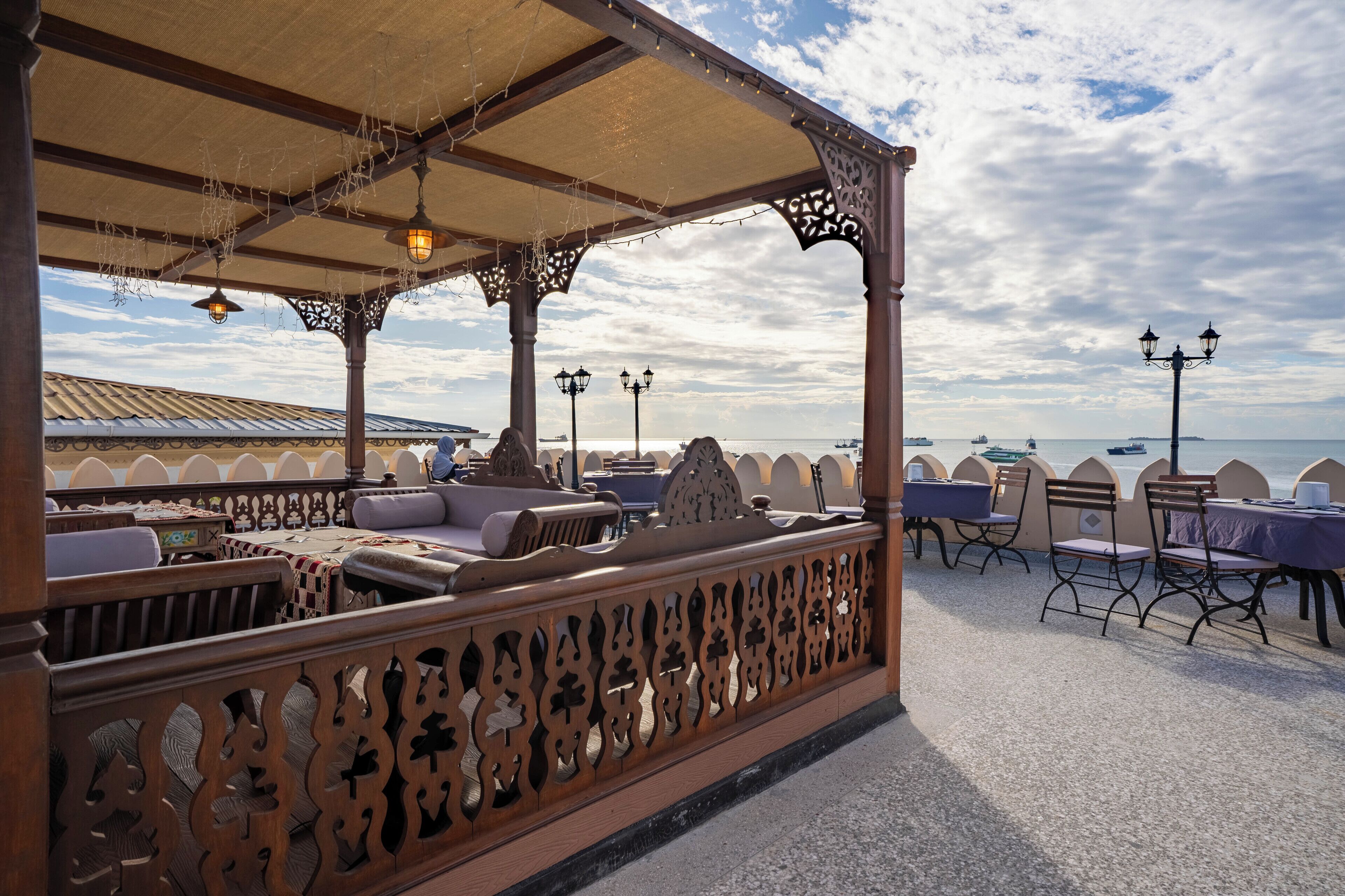 Terrasse sur le toit