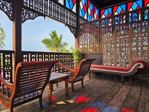 Honeymoon Suite, Sea View | Terrace/patio - Mizingani Seafront Hotel (Zanzibar Town)