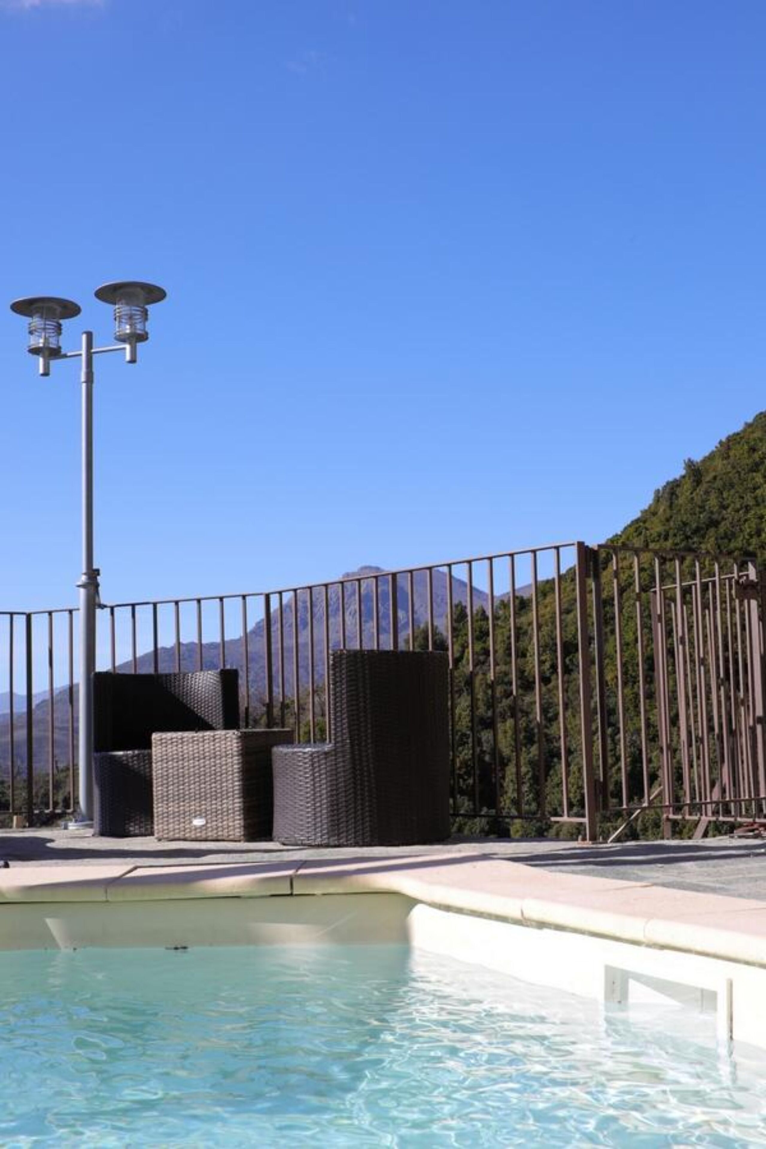 Seasonal outdoor pool, open 8:00 AM to 8:00 PM, sun loungers