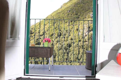 Suite, Bergblick (Lucia a Mazzola) | Ausblick vom Zimmer