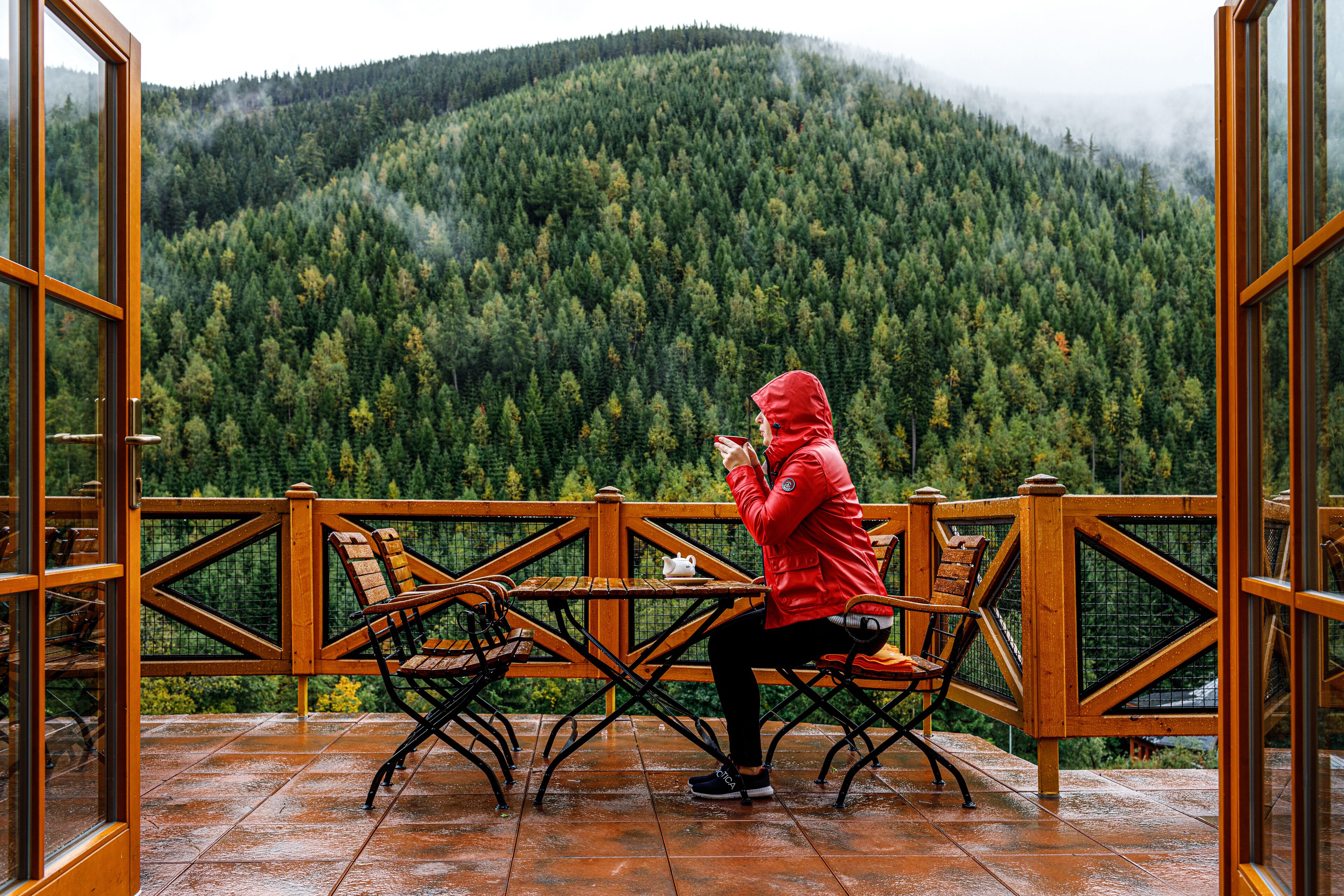 local cuisine, garden views
