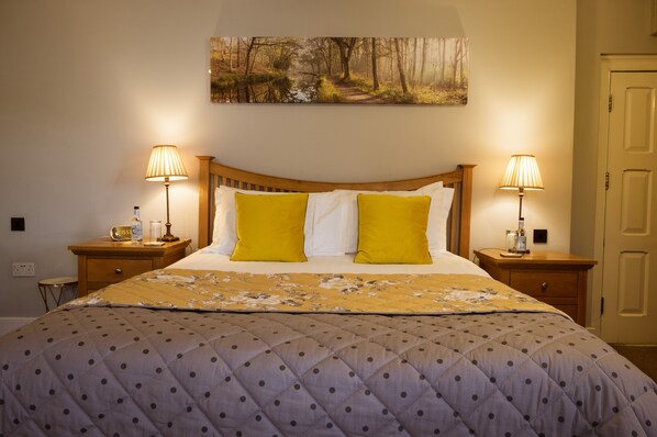 1 bedroom, hypo-allergenic bedding, individually decorated