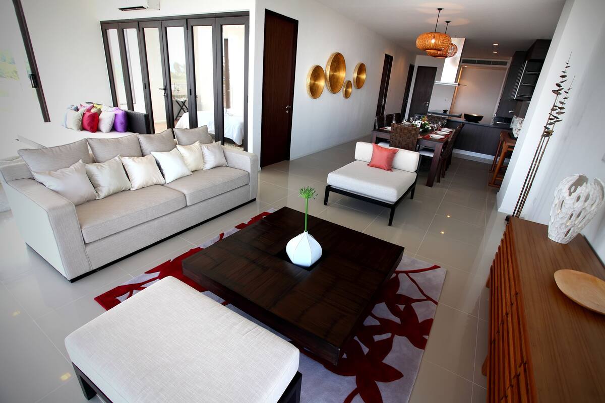 Suite, 3 Schlafzimmer | Wohnbereich