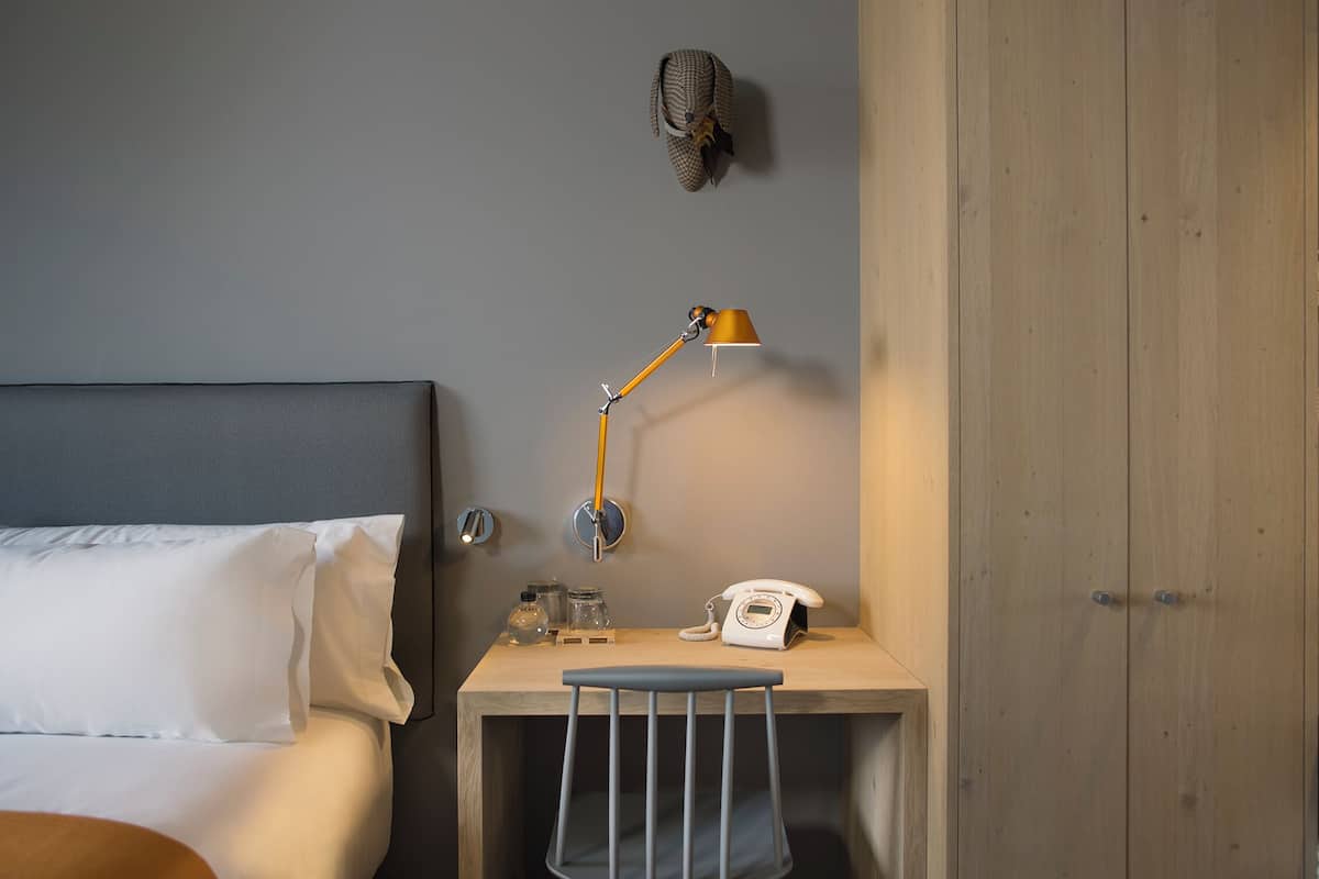 Double Interior | Down comforters, memory foam beds, in-room safe, blackout drapes