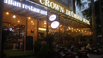 Front of property - evening/night