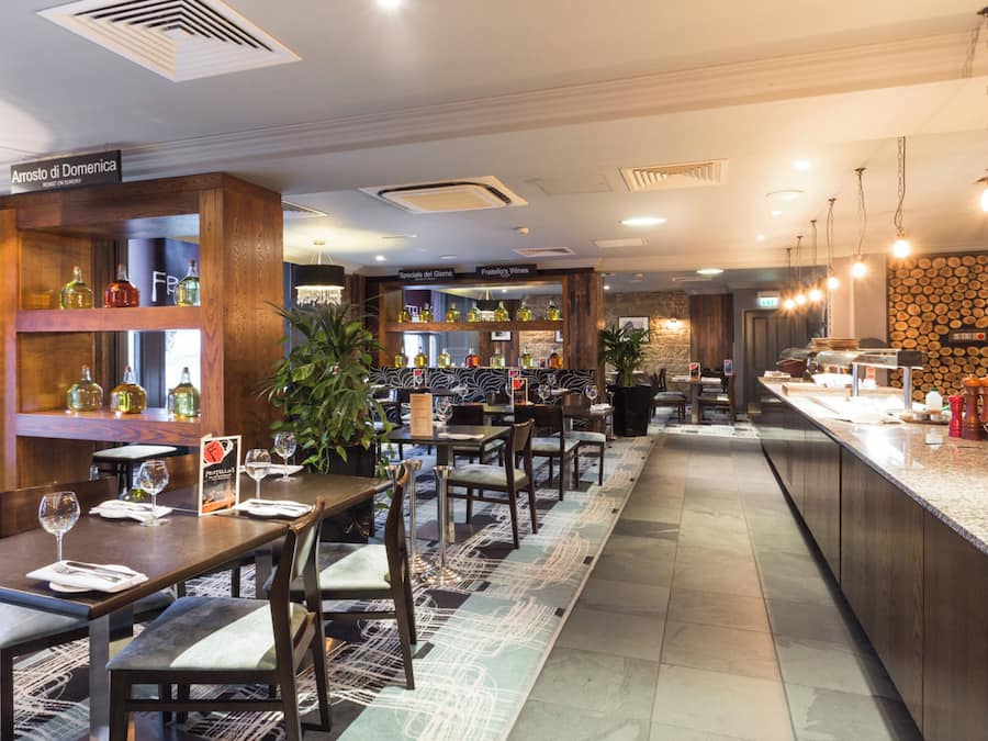 Päivittäinen buffetaamiainen (16.95 GBP per henkilö)