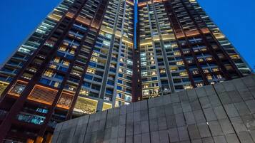 Front of property – evening/night