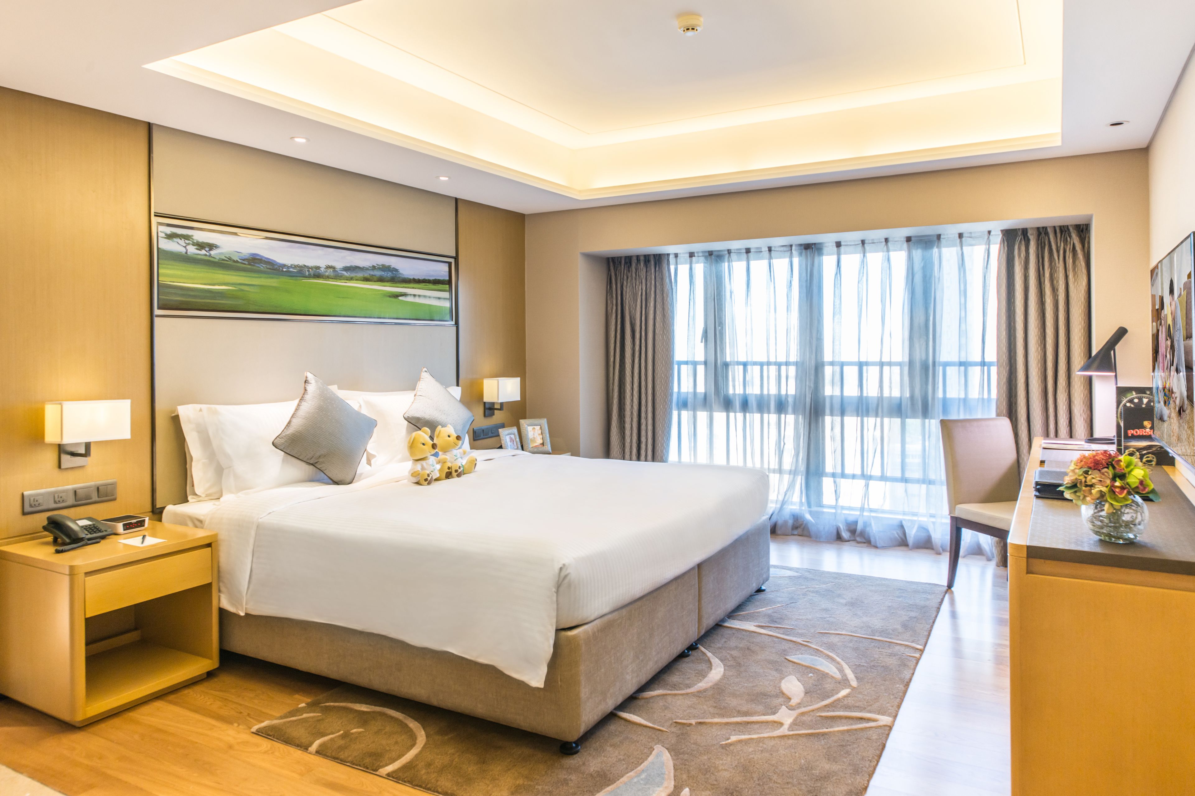 行政公寓, 1 張特大雙人床 | 客房景觀