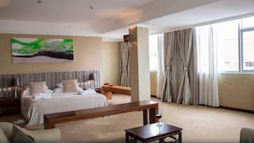 Minibar, in-room safe, desk, blackout drapes