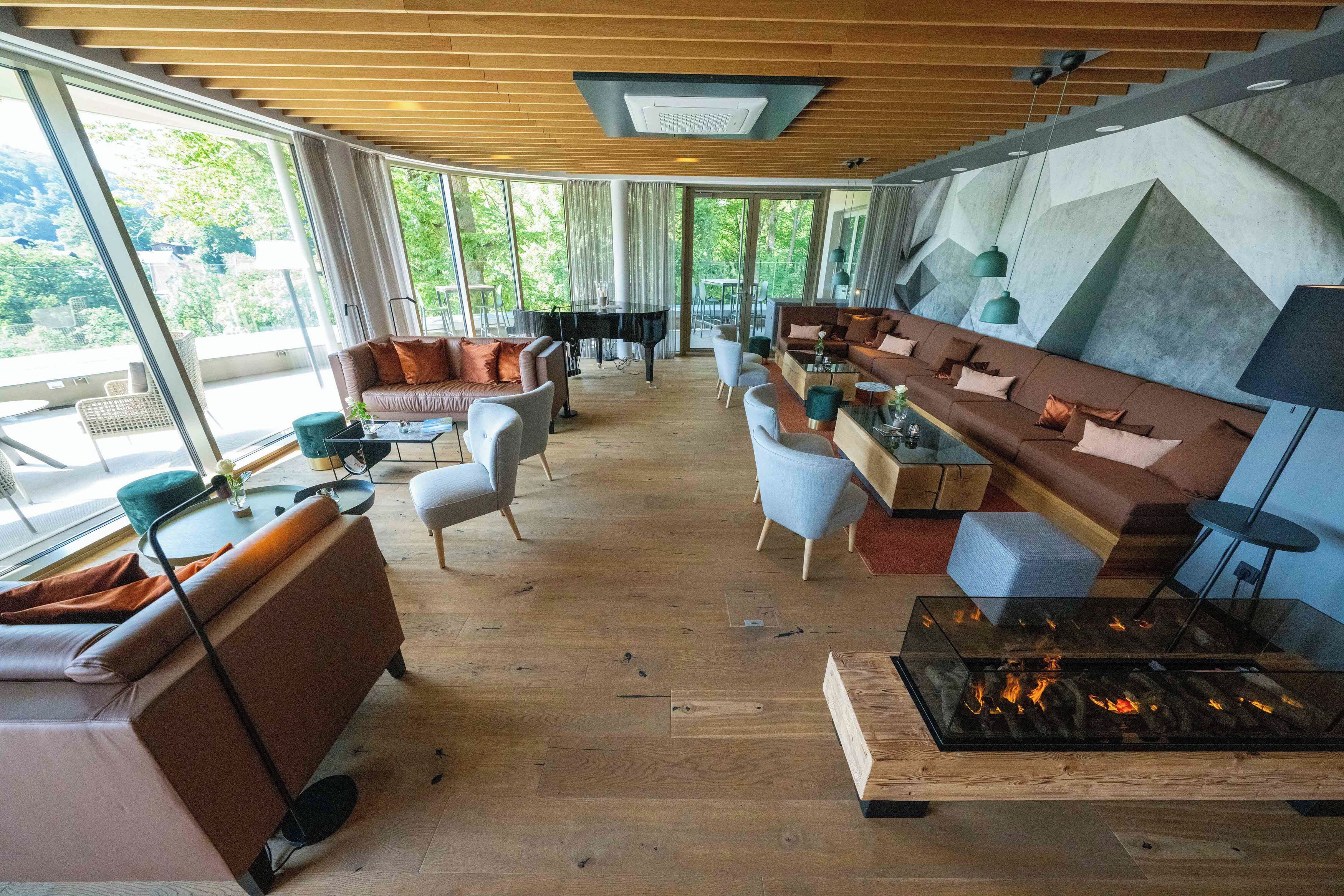 Sala de estar en el lobby