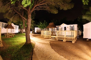 Front of property - evening/night