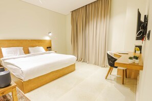 クラシック シングルルーム | 高級寝具、ミニバー、客室ごとに異なる装飾、客室ごとに異なるインテリア