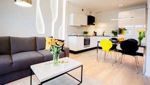 Flat-screen TV, DVD player - Mojito Apartments - Angel Wings (Wroclaw)