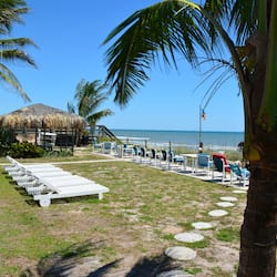 Standard Room, 1 Queen Bed, Oceanfront | Terrace/patio