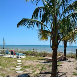 On the beach