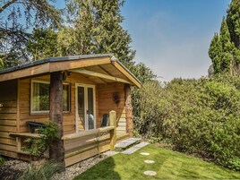 木屋, 独立浴室, 花园景观