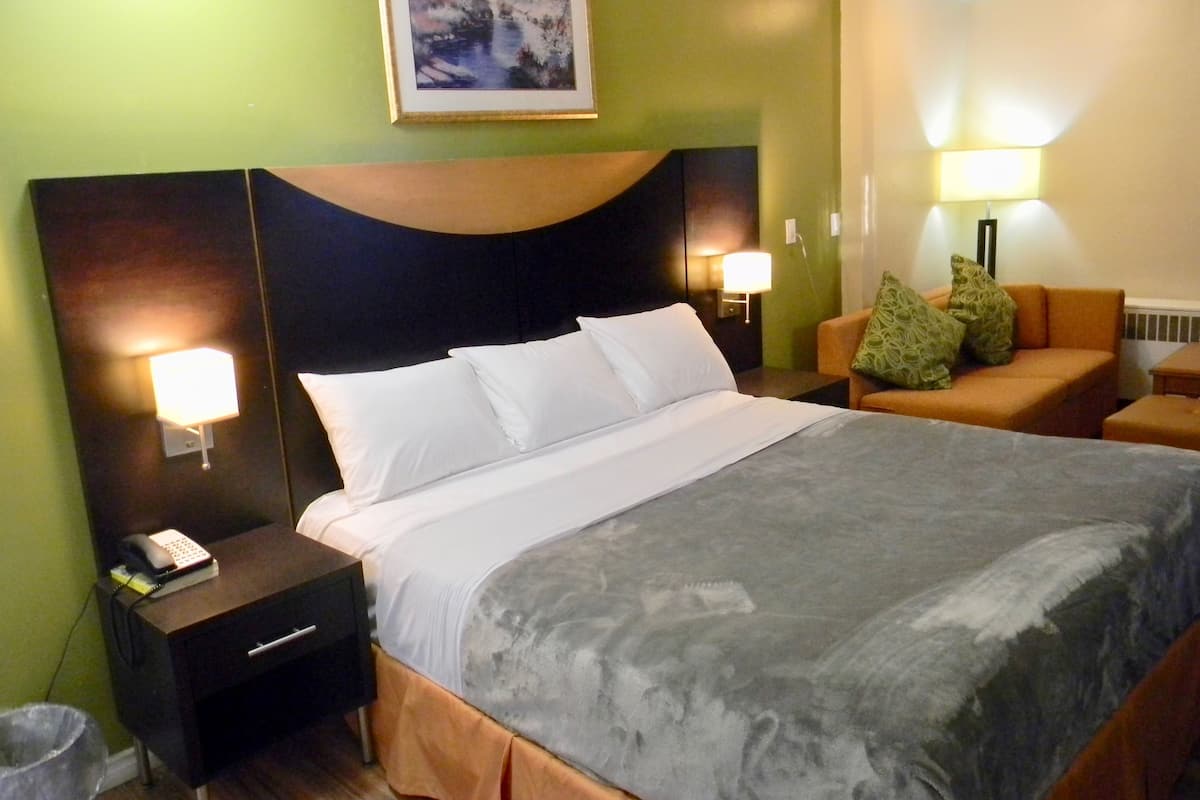 Suite estándar, 1 cama King size, para no fumadores | Escritorio, wifi gratis y ropa de cama