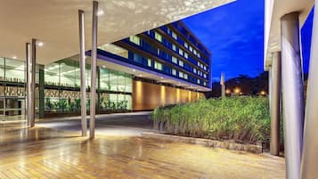 Front of property – evening/night