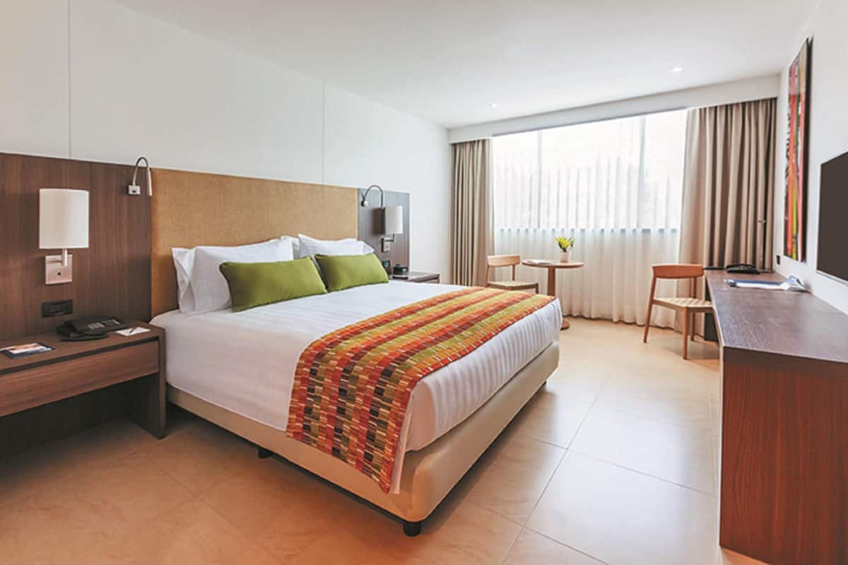 Minibar, in-room safe, desk, blackout curtains