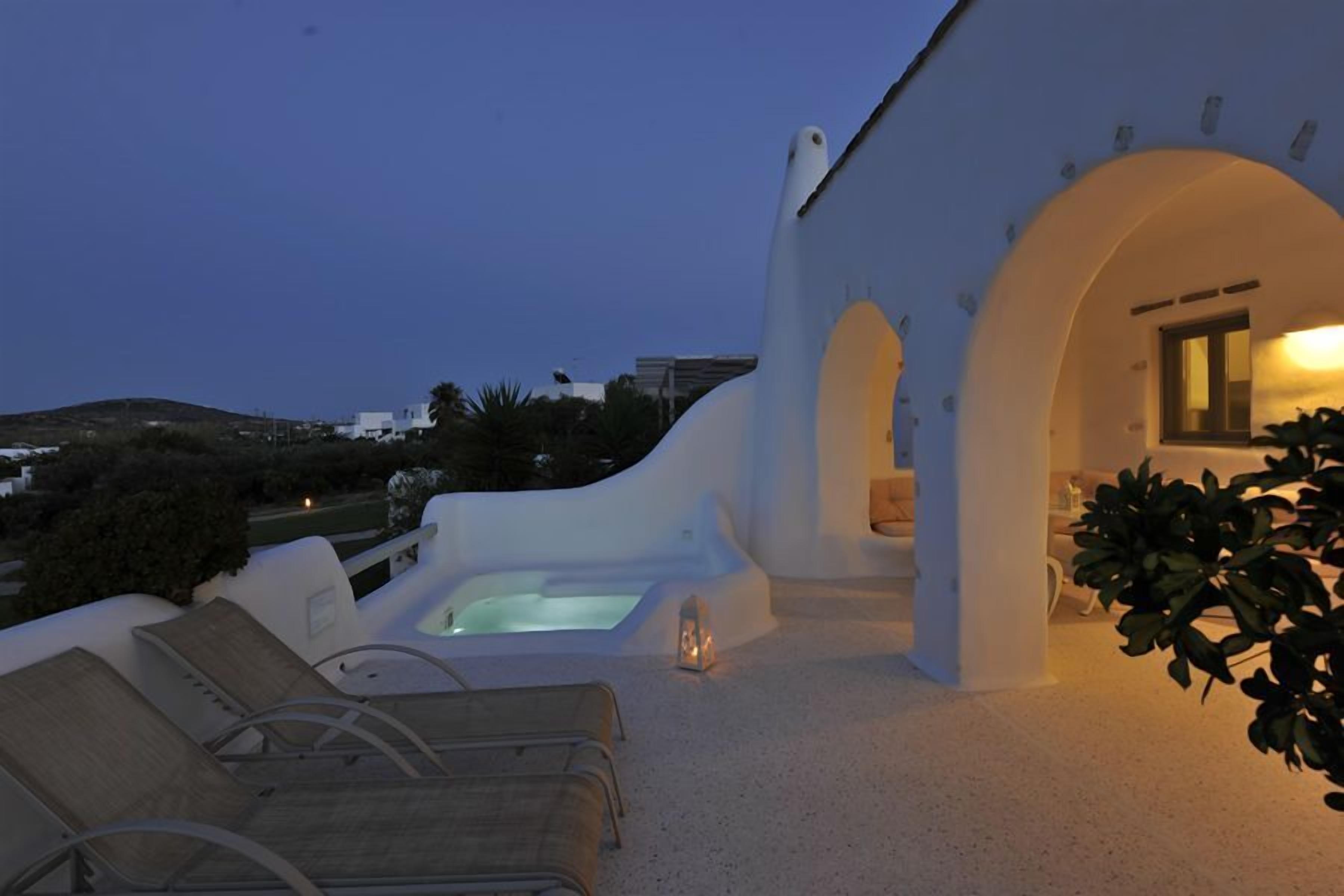 Villa – superior, spabadekar, sjøutsikt | Terrasse/patio