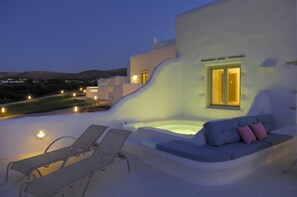 Executive Villa, Hot Tub, Sea View | Terrace/patio