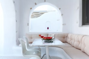 Superior Villa, Hot Tub, Sea View | Terrace/patio - Angels Villas (Paros)
