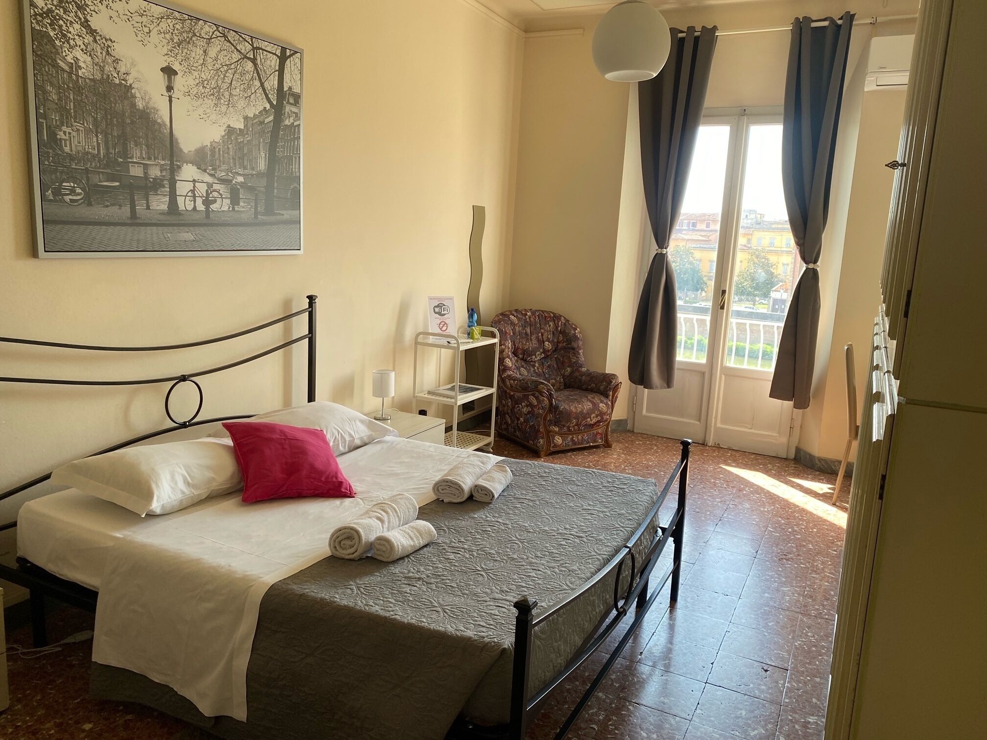 Blick von der Unterkunft