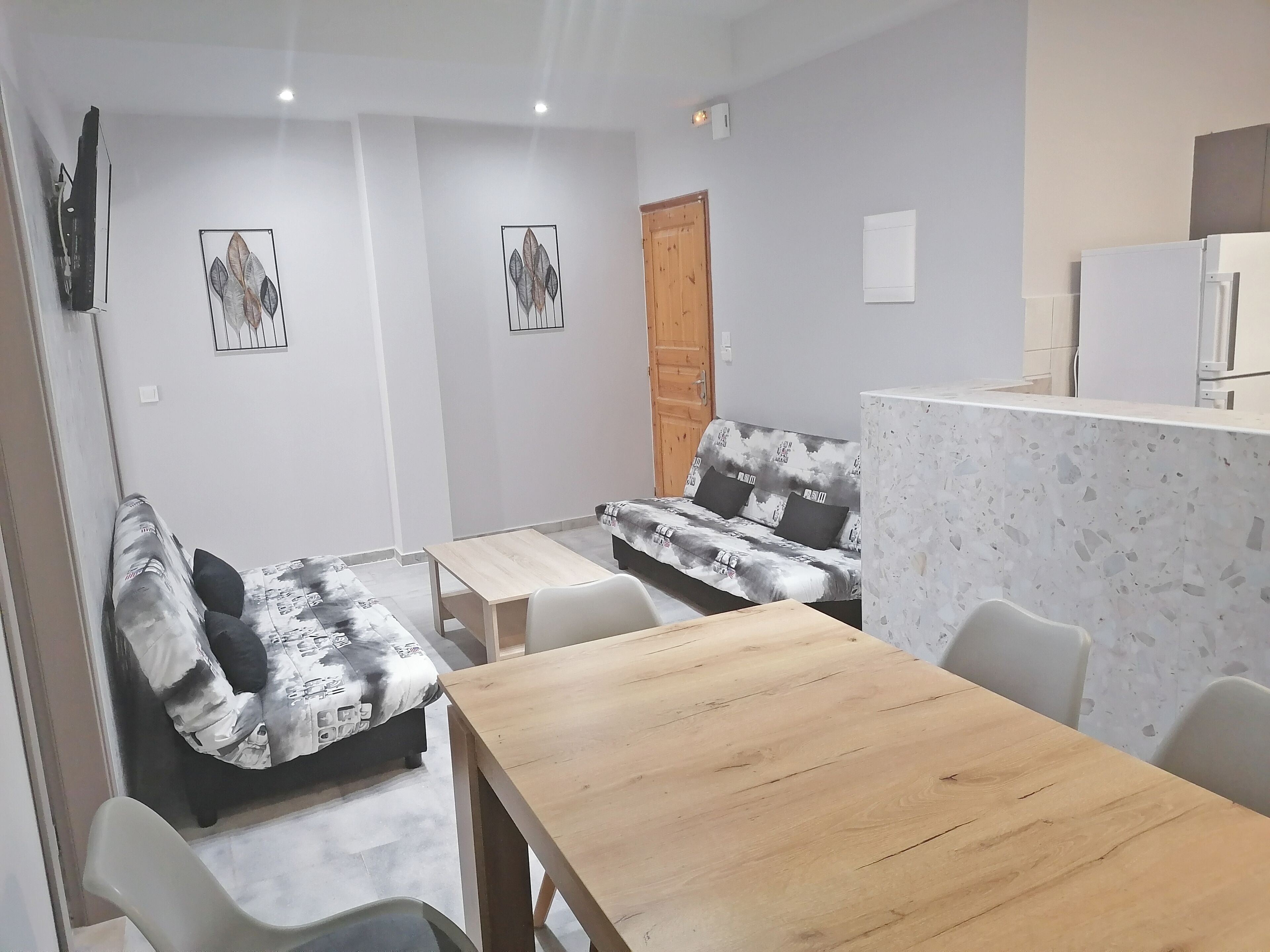 Appartement Majestueux, 2 chambres | Coin séjour