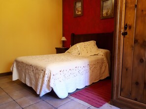 Premium bedding, down duvets, memory-foam beds, desk