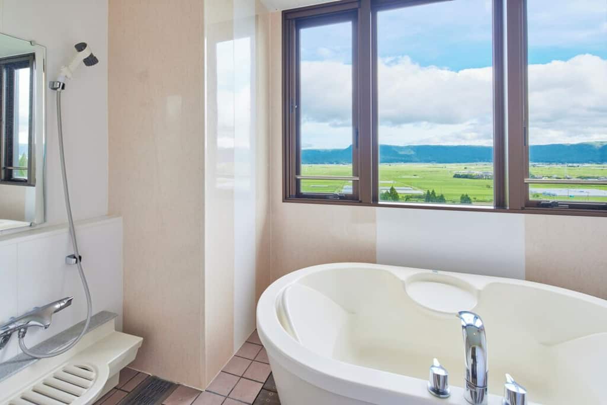 Habitación Deluxe con 2 camas individuales, para no fumadores (North Wing, with view bath) | Baño | Tina con regadera, amenidades de baño gratuitas, secadora de cabello