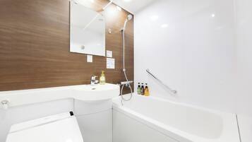 Free toiletries, hair dryer, slippers, bidet