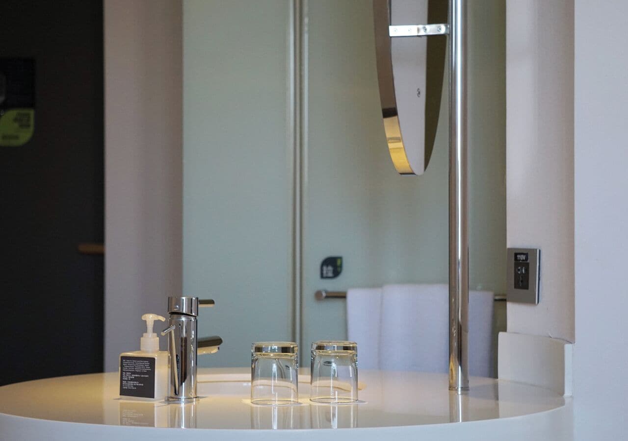 business twin room, 2 single beds | bathroom | shower, hair dryer, towels, shampoo