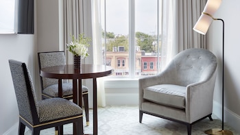 Deluxe Suite, 1 King Bed | View from room at The Spectator Hotel