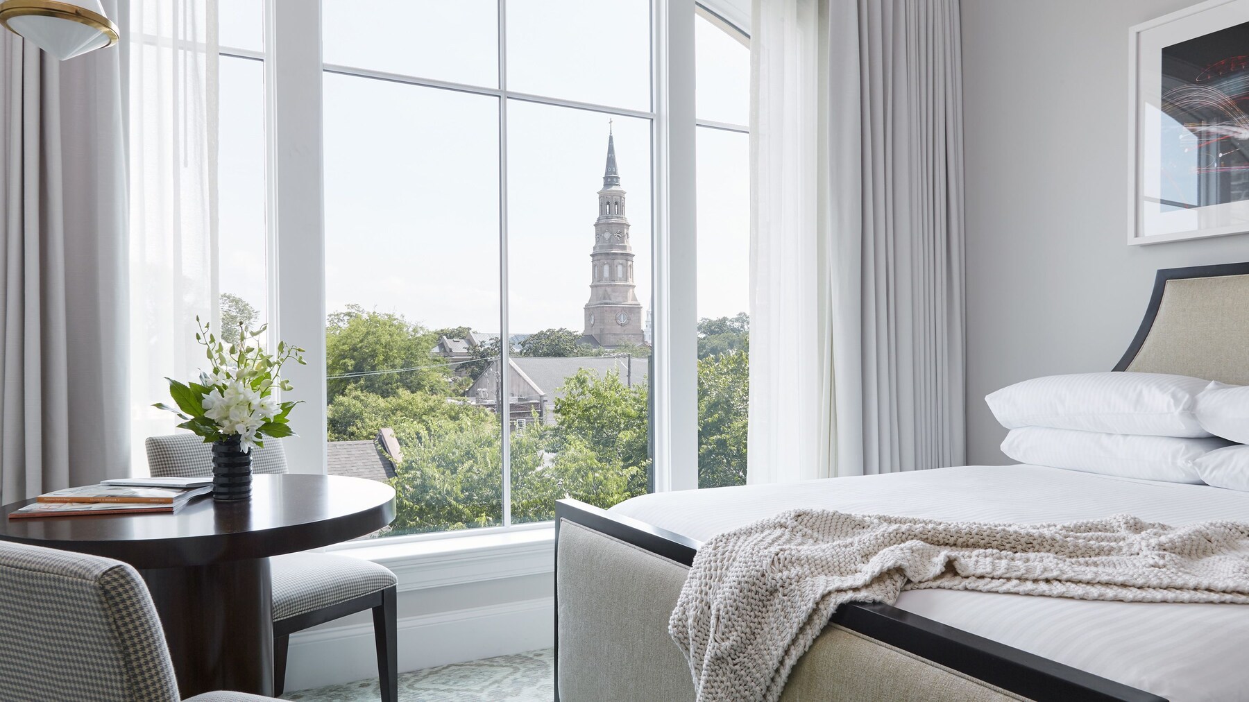 Premium bedding, minibar (free items), in-room safe, laptop workspace
