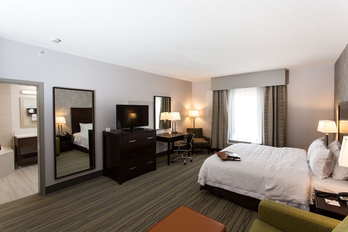 Suite monolocale, 1 letto king (Whirlpool) | Una cassaforte in camera, una scrivania, postazione laptop