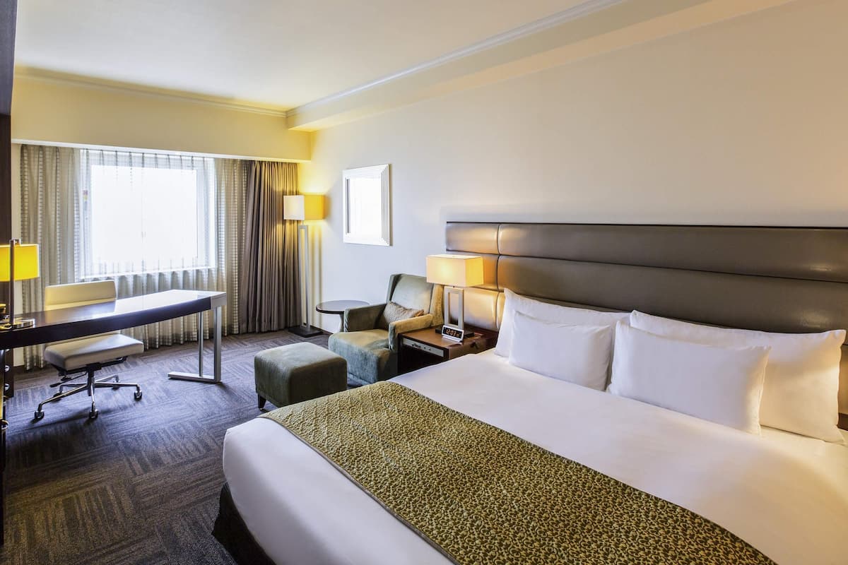 Deluxe Room, 1 King Bed, Non Smoking (High Floor) | Down comforters, minibar, desk, blackout drapes
