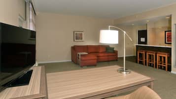 Studio - 2 queensize-sängar - kylskåp och mikrovågsugn (Wet Bar) | Värdeförvaringsskåp på rummet, gratis wi-fi och sängkläder
